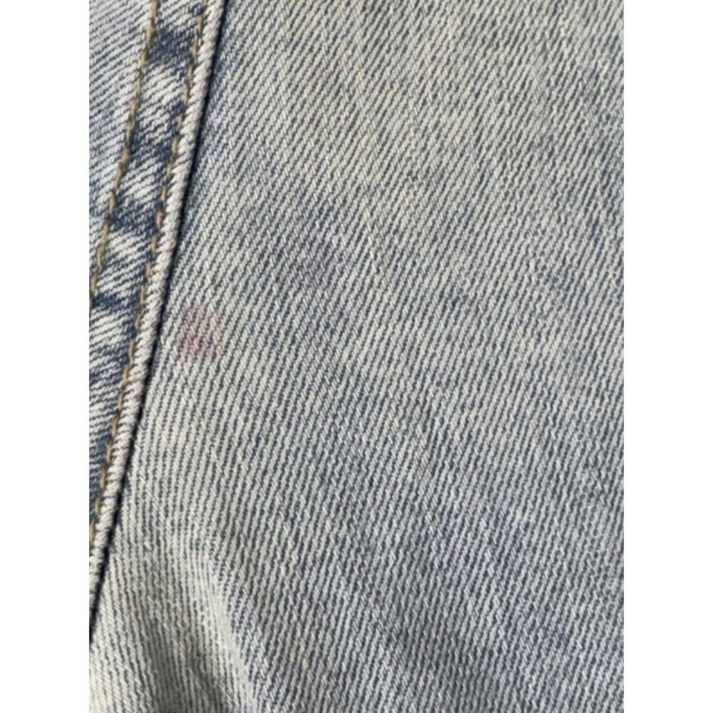 Chico’s Platinum Skimmer Jeans Women’s Size 1 Floral Rhinestone Denim Light Wash - Picture 9 of 9